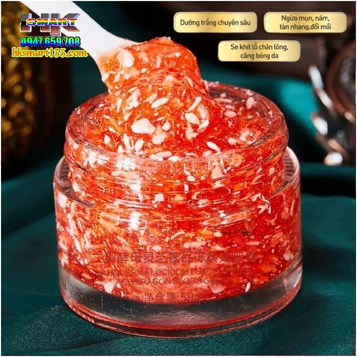 Kem Mờ Nám Trắng Da Huyết Rồng Linh Chi Hoa Anh Đào 50gr Chuẩn Chính Hãng