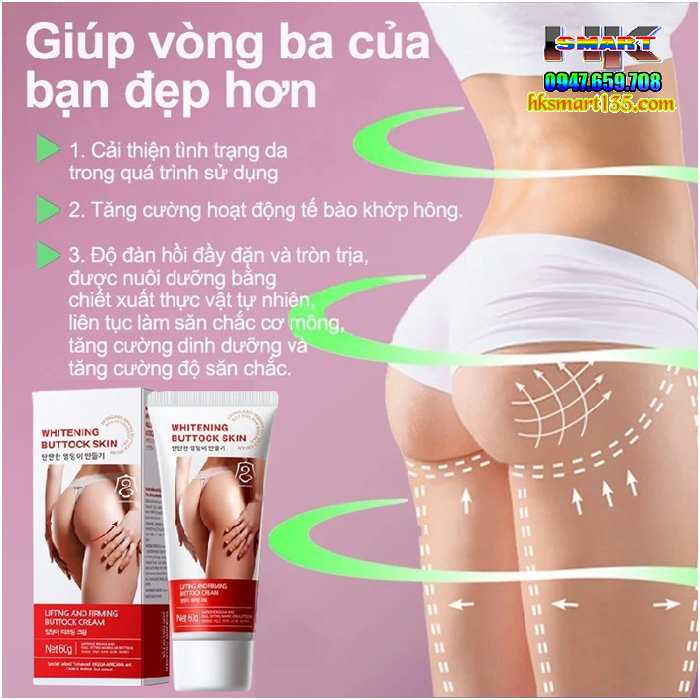 Kem Nâng Mông Nở Mông Gongpei Hàn Quốc 60g