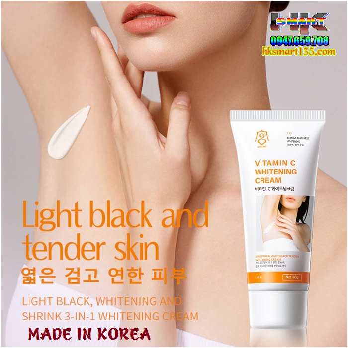 Kem Ngừa Thâm Trắng Mịn Toàn Thân Vitaminc 60g Gongpei Hàn Quốc