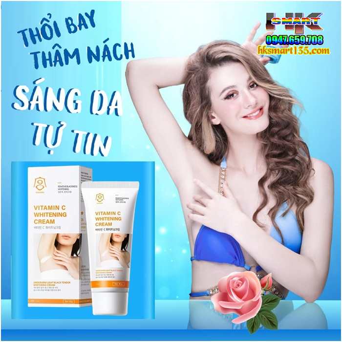 Kem Ngừa Thâm Trắng Mịn Toàn Thân Vitaminc 60g Gongpei Hàn Quốc