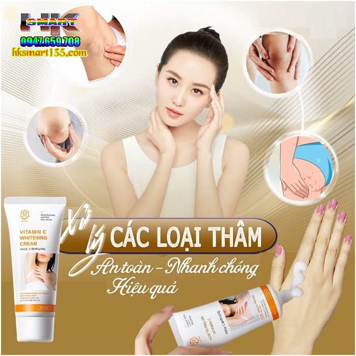 Kem Ngừa Thâm Trắng Mịn Toàn Thân Vitaminc 60g Gongpei Hàn Quốc