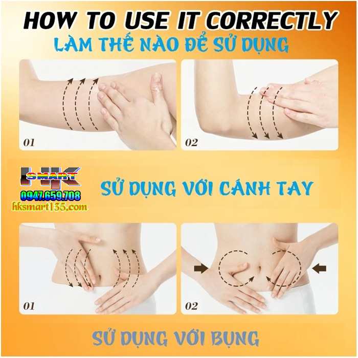 Kem Tan Mỡ Định Hình Toàn Thân GONGPEI 60g HÀN QUỐC