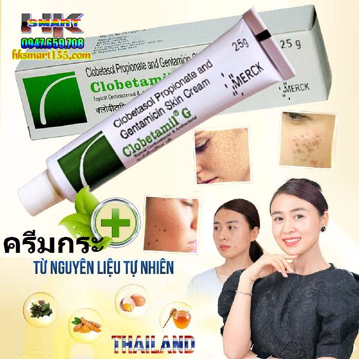 Kem trị nám tàn nhang Clobetamil G