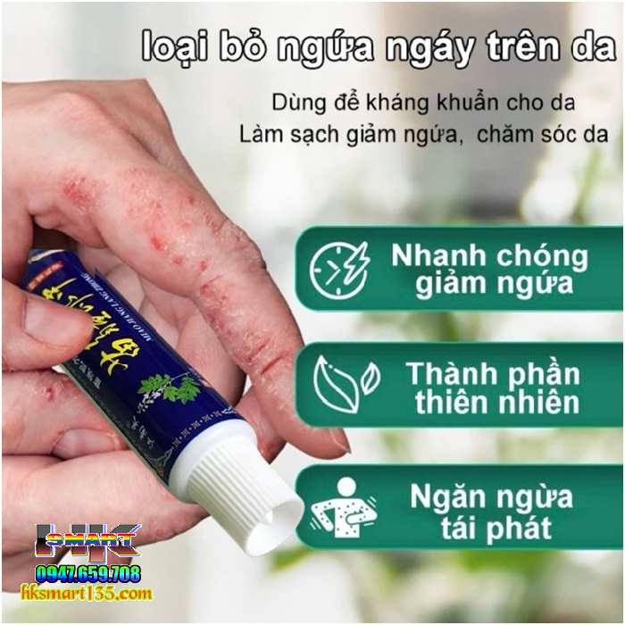 Kem Xanh Đại Phu Đặc Hiệu Trị Các Bệnh Ngoài Da- Nấm, Ngứa, Ghẻ, Hắc Lào...