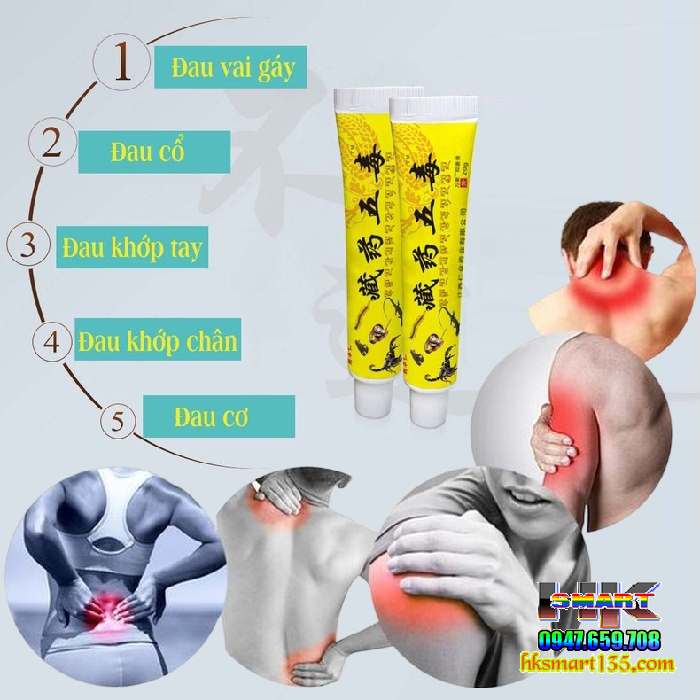 Kem xoa bóp giảm đau Ngũ Độc Tây Tạng