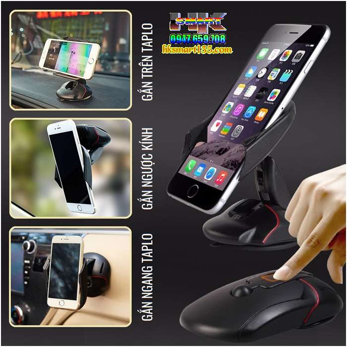 Kẹp điện thoại hình chuột máy tính