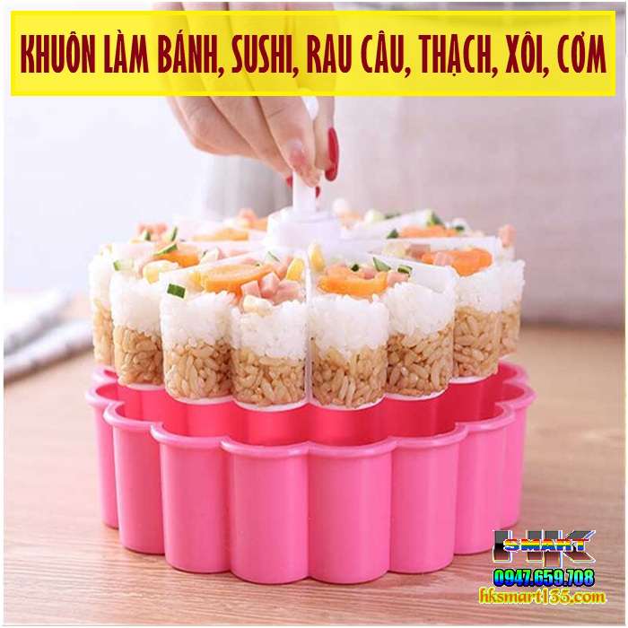 Khuôn làm bánh, sushi, rau câu, thạch, xôi, cơm