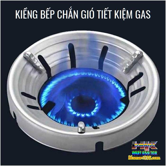 Kiềng chắn gió tiết kiệm gas chống tỏa nhiệt