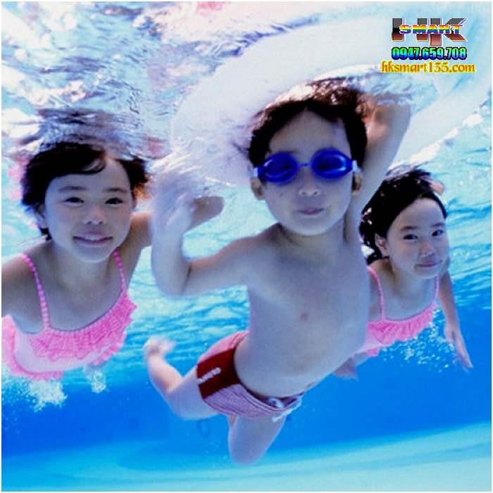 Kính bơi cho bé trong suốt- Kính bơi hình thú