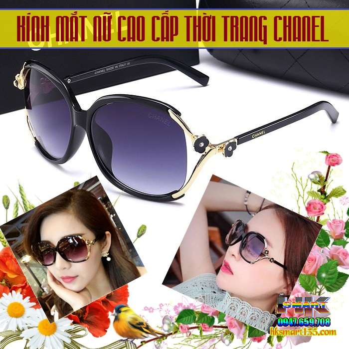 Kính mắt nữ thời trang cao cấp Chanel
