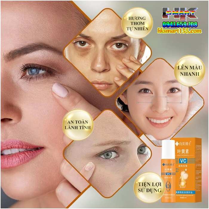 ƯU ĐIỂM VƯỢT TRỘI: - Cấp nước, dưỡng ẩm cho vùng da xung quanh mắt, Chống lão hóa da sớm do thức khuya làm việc - Kem giúp làm đầy các nếp nhăn cũ và ngăn chặn sự hình thành các nếp nhăn mới, giúp vùng da quanh mắt căng mịn rõ rệt. - Kết cấu kem lỏng thấm cực nhanh, cung cấp độ ẩm cao mà không gây nhờn rít - Sản phẩm dùng được cho mọi lứa tuổi bắt đầu phải đối mặt với lão hóa da và các nếp nhăn trên gương mặt.