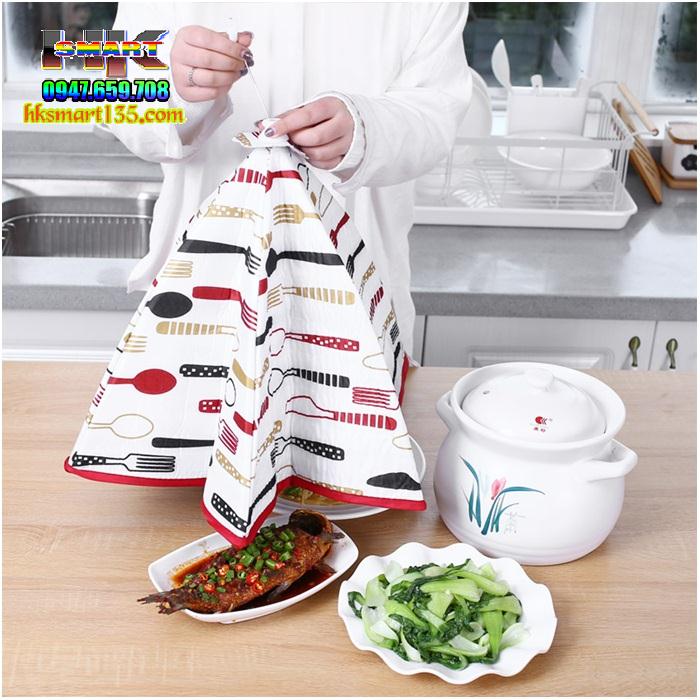 Lồng bàn giữ nhiệt gấp gọn