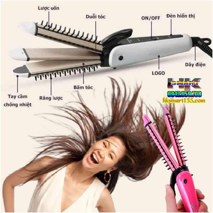 lược điện Nova 3 trong 1 đa năng