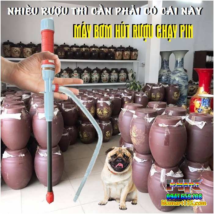 Bơm hút rượu- chất lỏng dùng pin