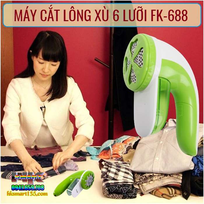 Máy cắt lông xù 6 lưỡi FK-688