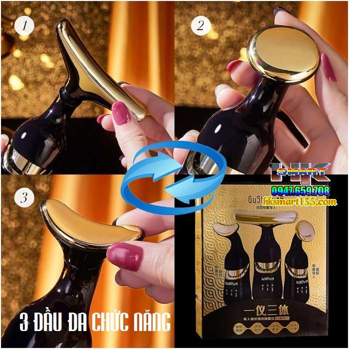 Máy Điện Di Tinh Chất Massage Nâng Cơ Mặt KDK / Gushiyuta