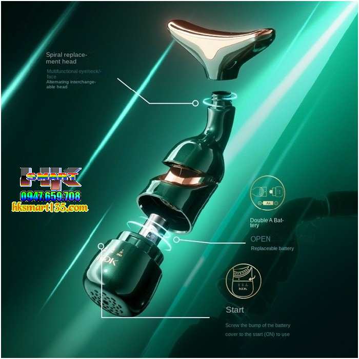 Máy Điện Di Tinh Chất Massage Nâng Cơ Mặt KDK / Gushiyuta