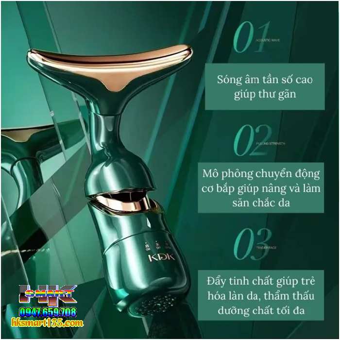 Máy Điện Di Tinh Chất Massage Nâng Cơ Mặt KDK / Gushiyuta