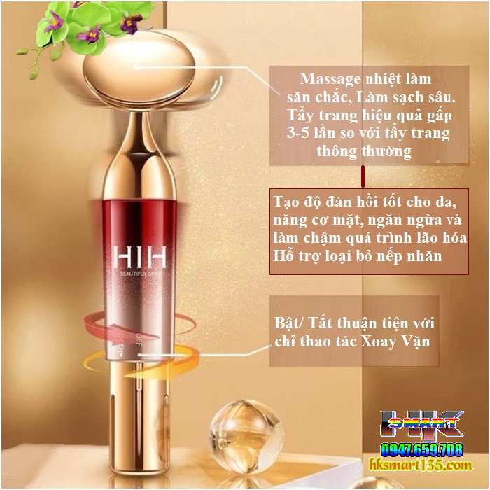 Máy Điện Di Đẩy Tinh Chất Massage Nâng Cơ Mặt Cao Cấp ADAD và HIH