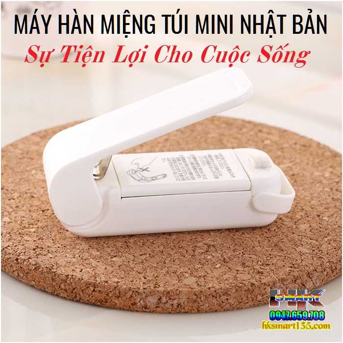 Máy hàn miệng túi nylong mini công nghệ Nhật Bản