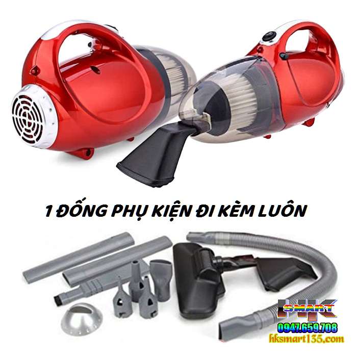 Máy hút bụi 2 chiều mini cầm tay Vacuum Cleaner JK-08