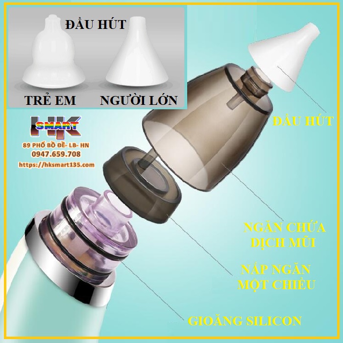 Dụng cụ hút mũi điện tử Little Bees