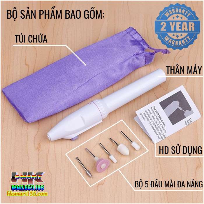 Máy Chạm Khắc- Mài Móng Làm Nail Mini Chạy Pin