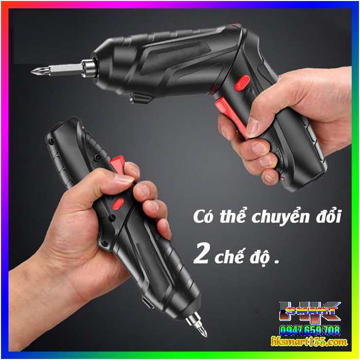 Máy Khoan Vặn Vít Mini-Tô Vít Điện Không Dây Pin Lithium 3,7v