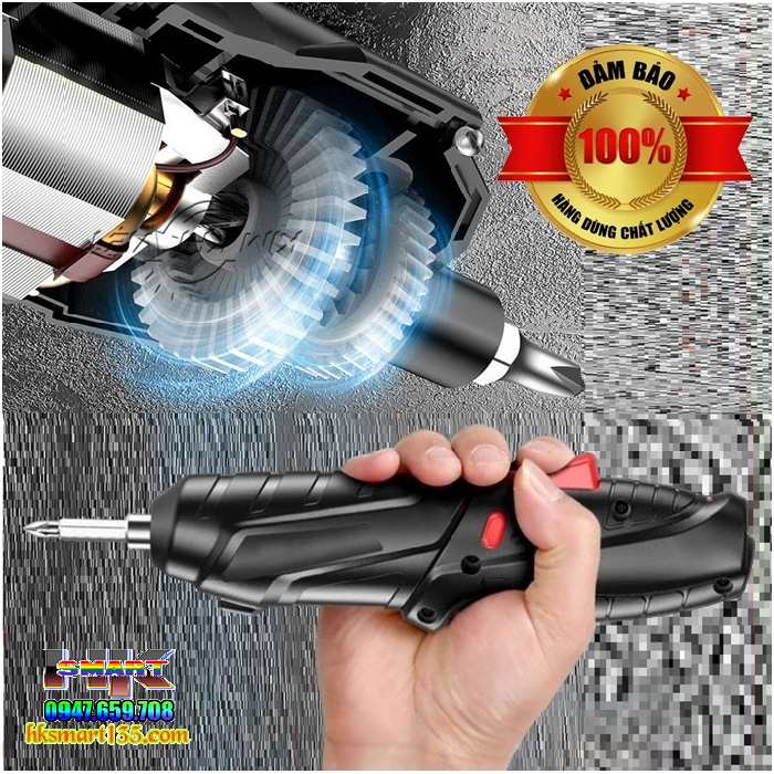 Máy Khoan Vặn Vít Mini-Tô Vít Điện Không Dây Pin Lithium 3,7v