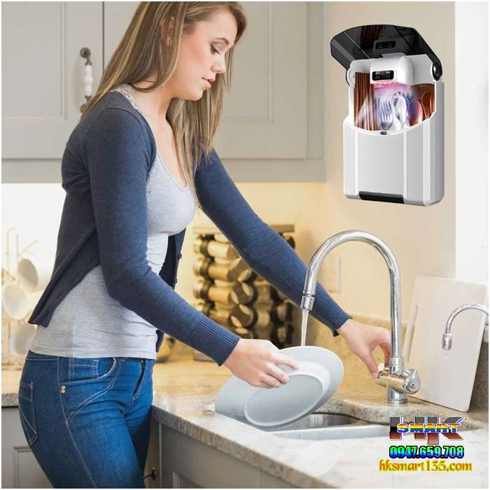 Máy sấy và khử khuẩn đũa thìa bằng tia UV