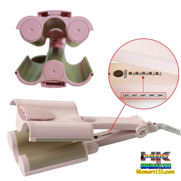 Máy kẹp tóc 3 càng tạo kiểu tóc