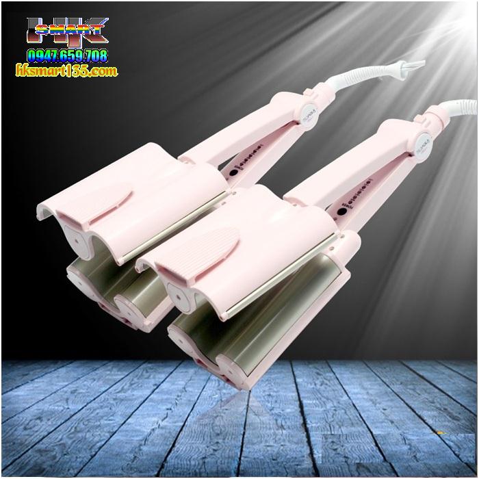 Máy kẹp tóc 3 càng tạo kiểu tóc