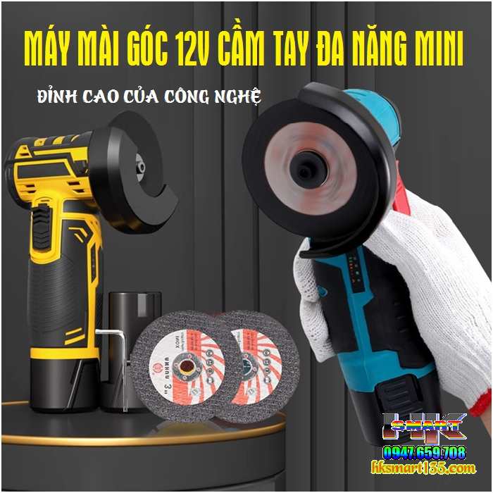 Máy Mài Cắt 12v Cầm Tay Mini Đa Năng