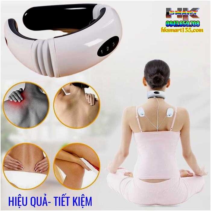 Máy Massage Cổ 3D Cảm Ứng Xung Điện Từ