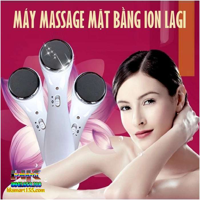 Máy massage mặt bằng ion dưỡng trắng LAGI+ - LG04