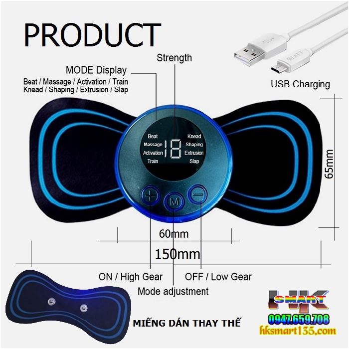 Máy Massage Xung Điện EMS Mini Toàn Thân