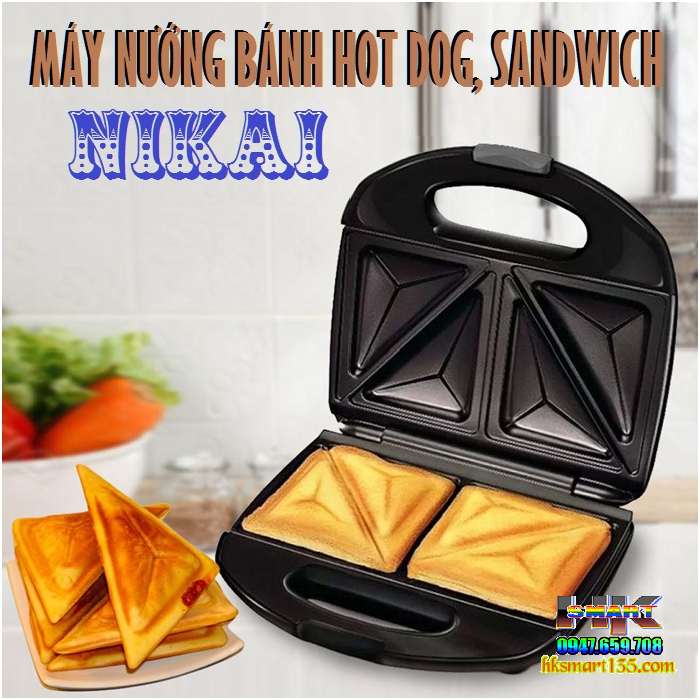 Máy nướng bánh Sandwich, Hot Dog Nikai