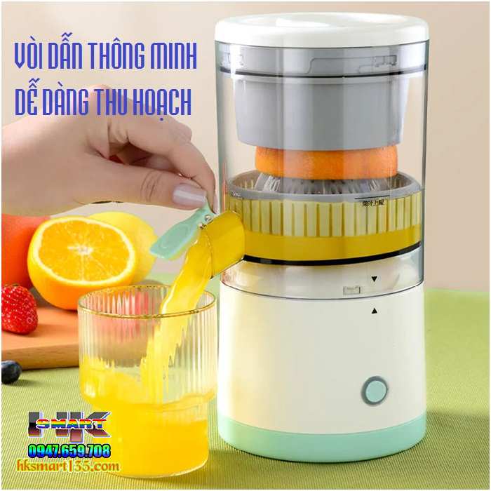 Máy Vắt Cam Ép Nước Hoa Quả Tích Điện Tự Động Thông Minh