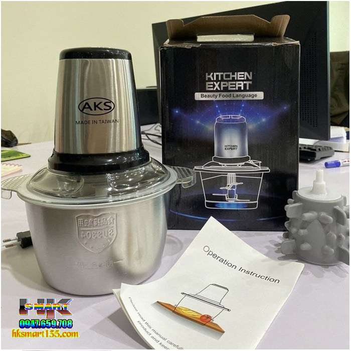 Máy xay thịt cối inox KITCHEN EXPERT 2L