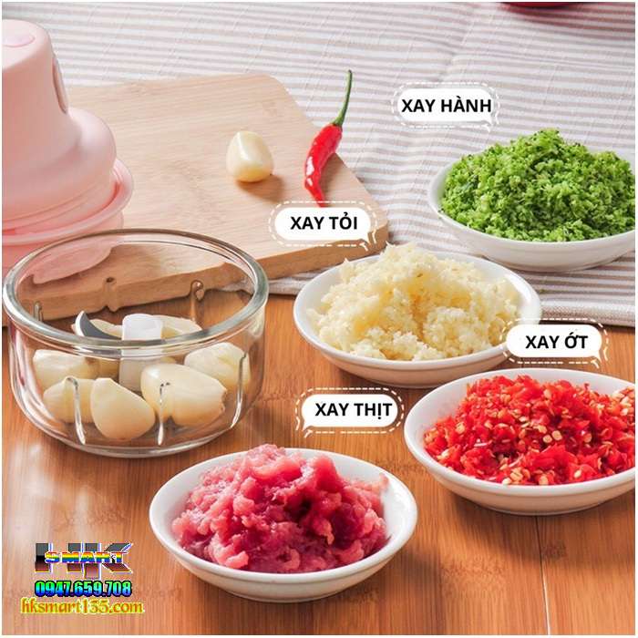 Máy xay tích điện cầm tay mini 250ml