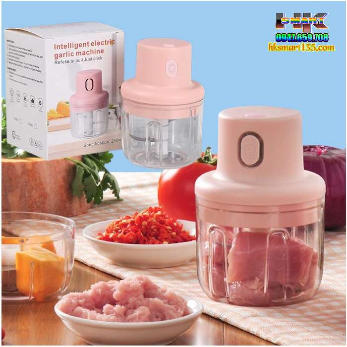 Máy xay tích điện cầm tay mini 250ml