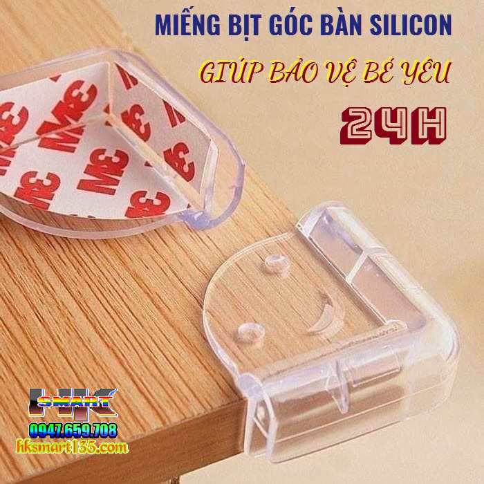 Miếng bịt góc bàn silicon