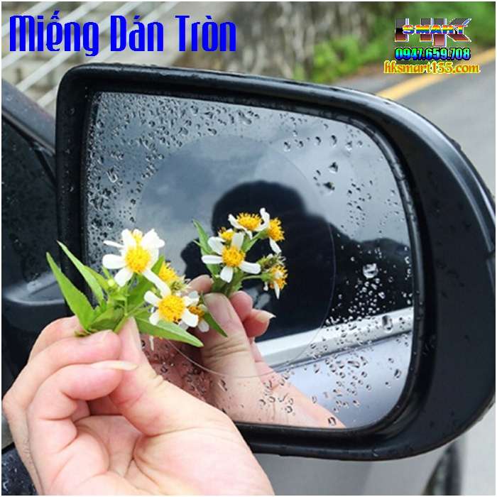 Miếng film chống nước dán gương chiếu hậu