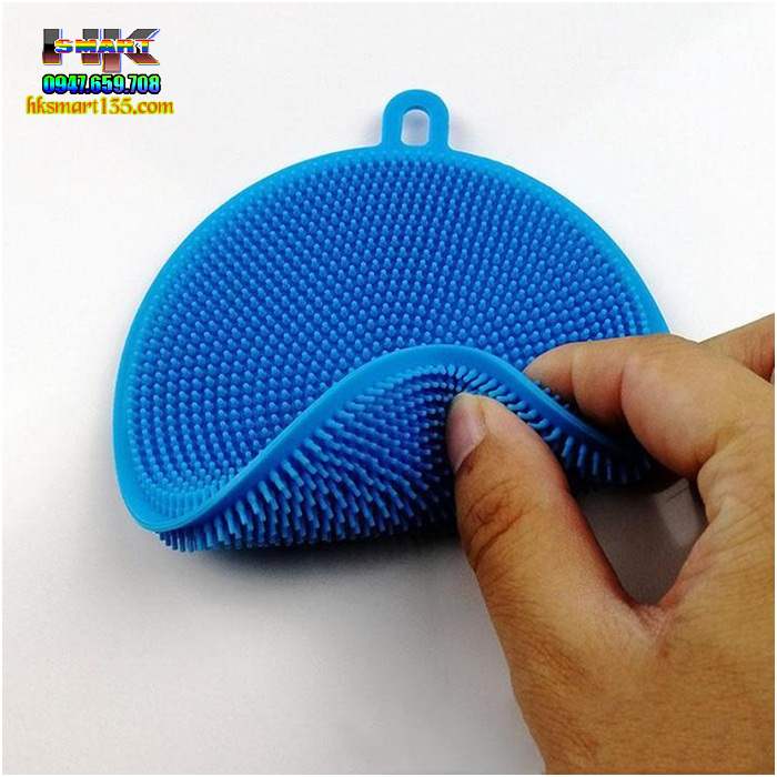 Miếng rửa bát silicon có quai treo