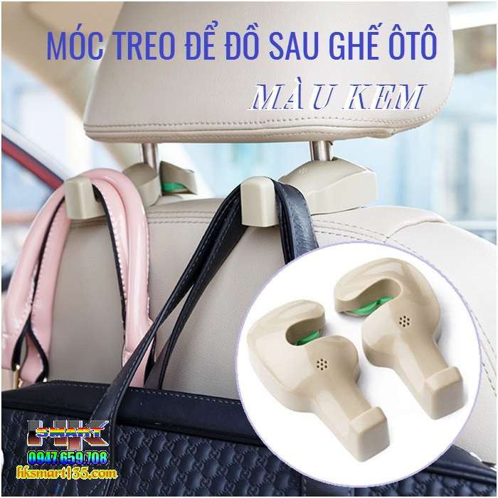 Móc treo đồ sau ghế ô tô