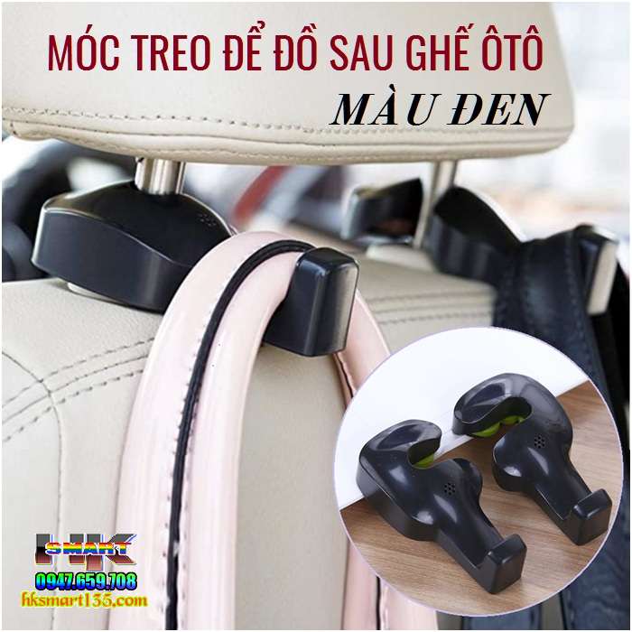 Móc treo đồ sau ghế ô tô