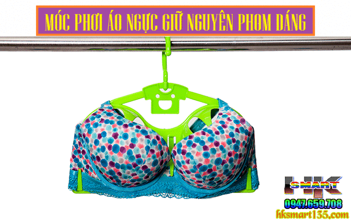 Móc phơi áo ngực chống gãy móp