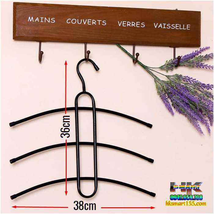 Móc treo đa năng 3 tầng tiết kiệm diện tích