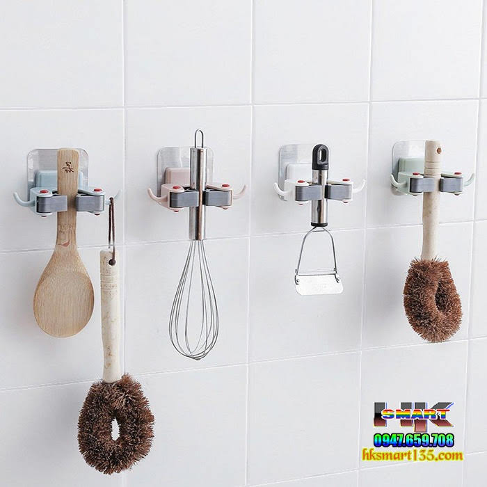 Móc dán treo liền mạch dán tường