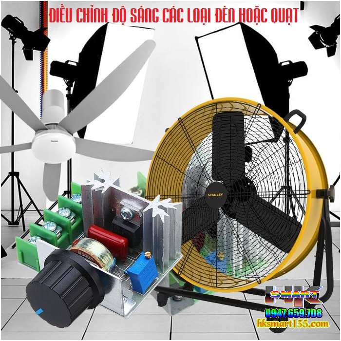 Bộ điều khiển Dimmer AC 220V Công Xuất Cao